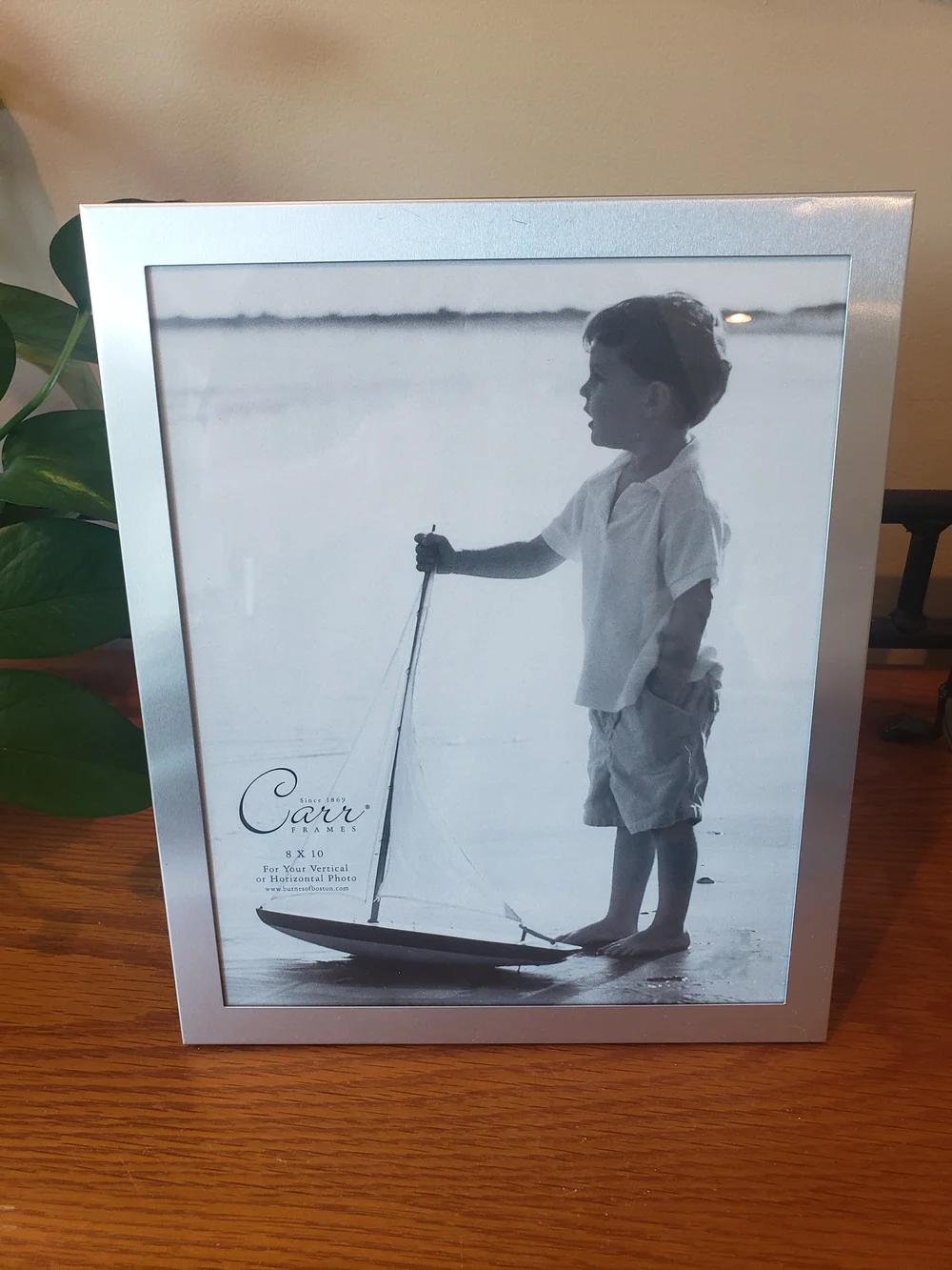 Burnes Of Boston & Carr: Silver Duo Picture Frames